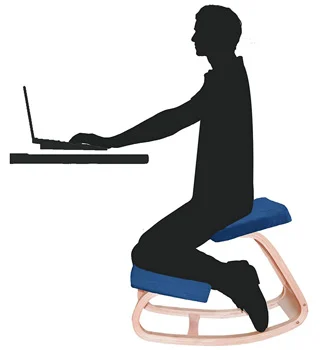 sitting method while kneeling