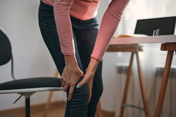 Knee pain at work desk